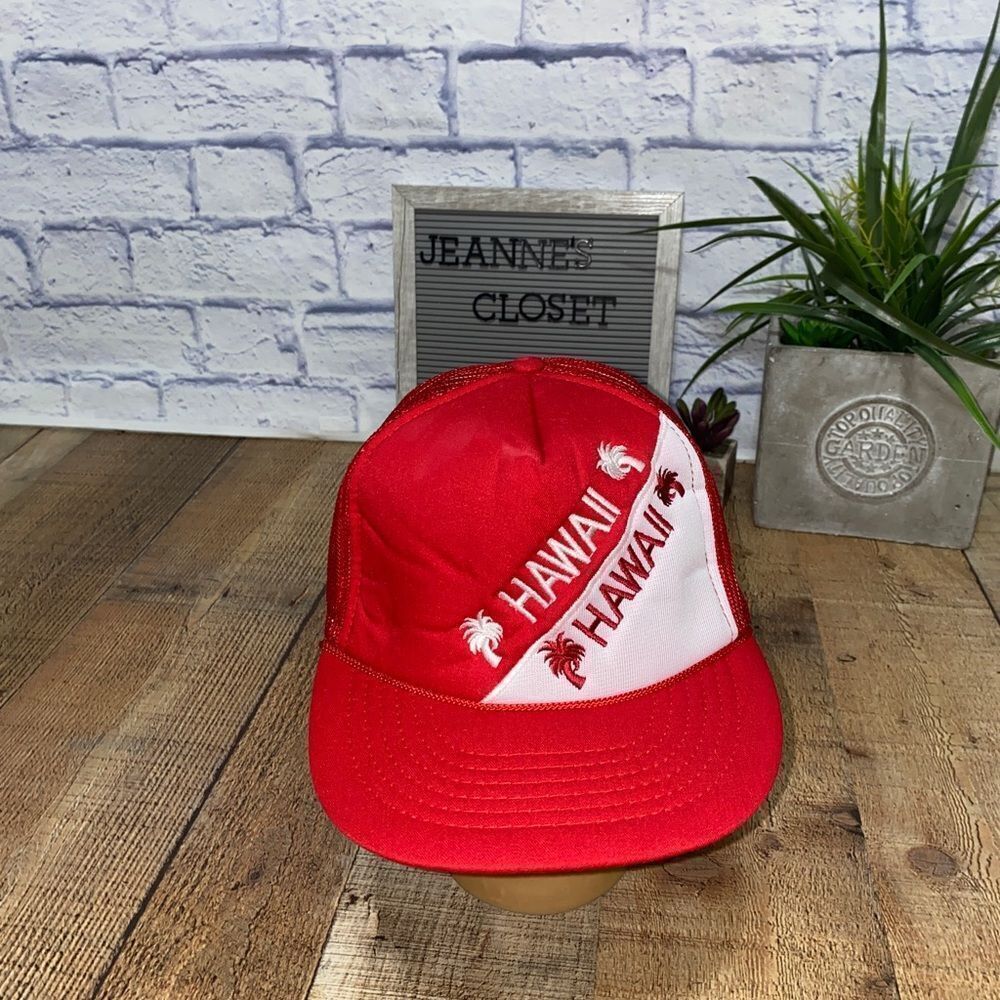 Vintage Hawaii Trucker Snapback Hat 1990s